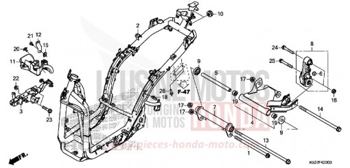FRAME BODY SH300AJ de 2018